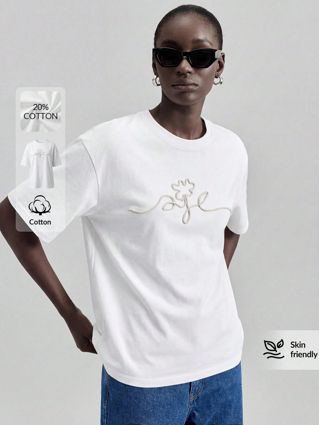 Tricou SHEIN, alb