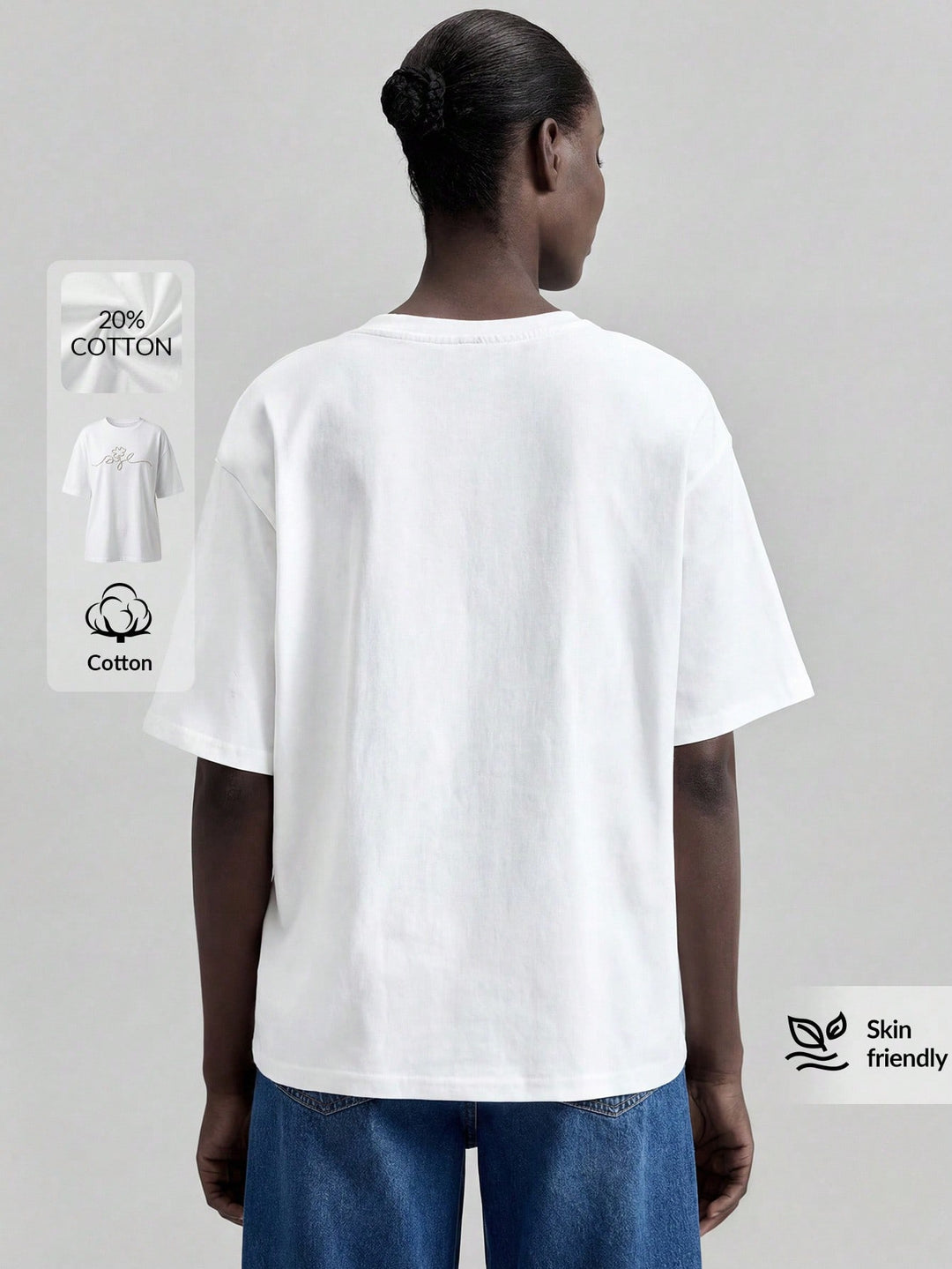 Tricou SHEIN, alb
