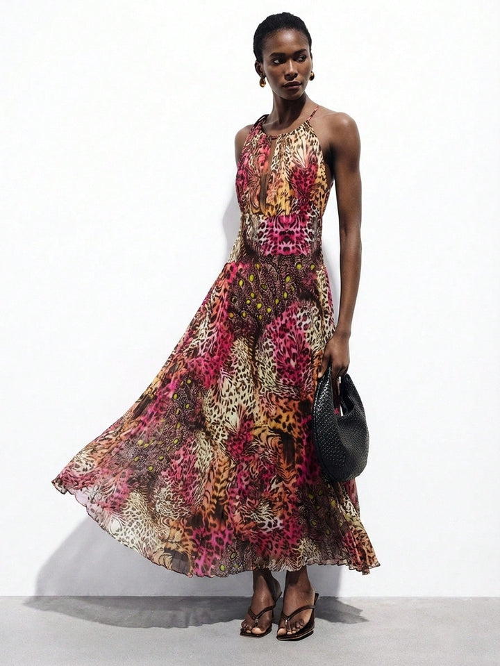 Rochie maxi SHEIN, mix culori