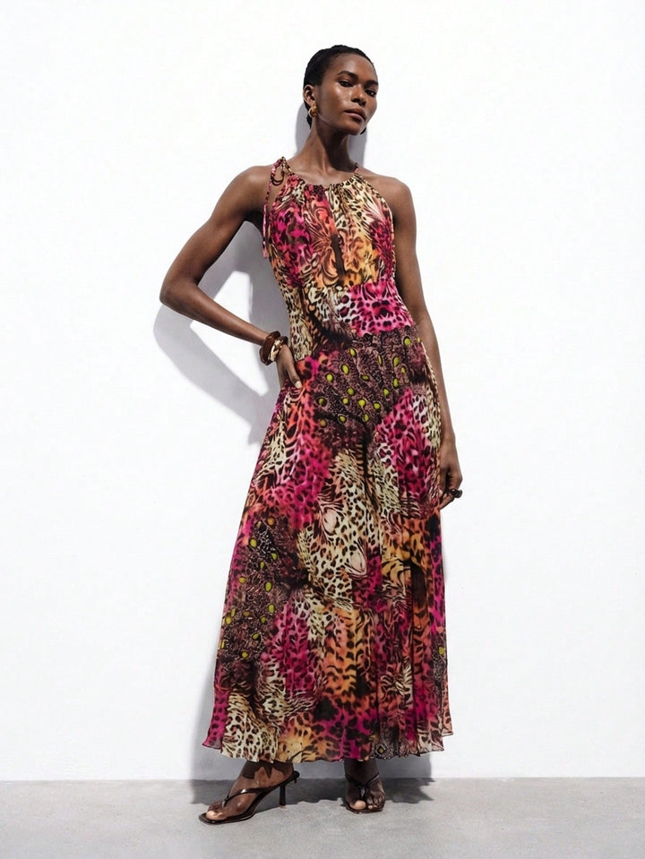 Rochie maxi SHEIN, mix culori