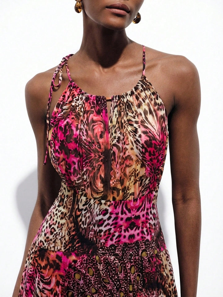Rochie maxi SHEIN, mix culori