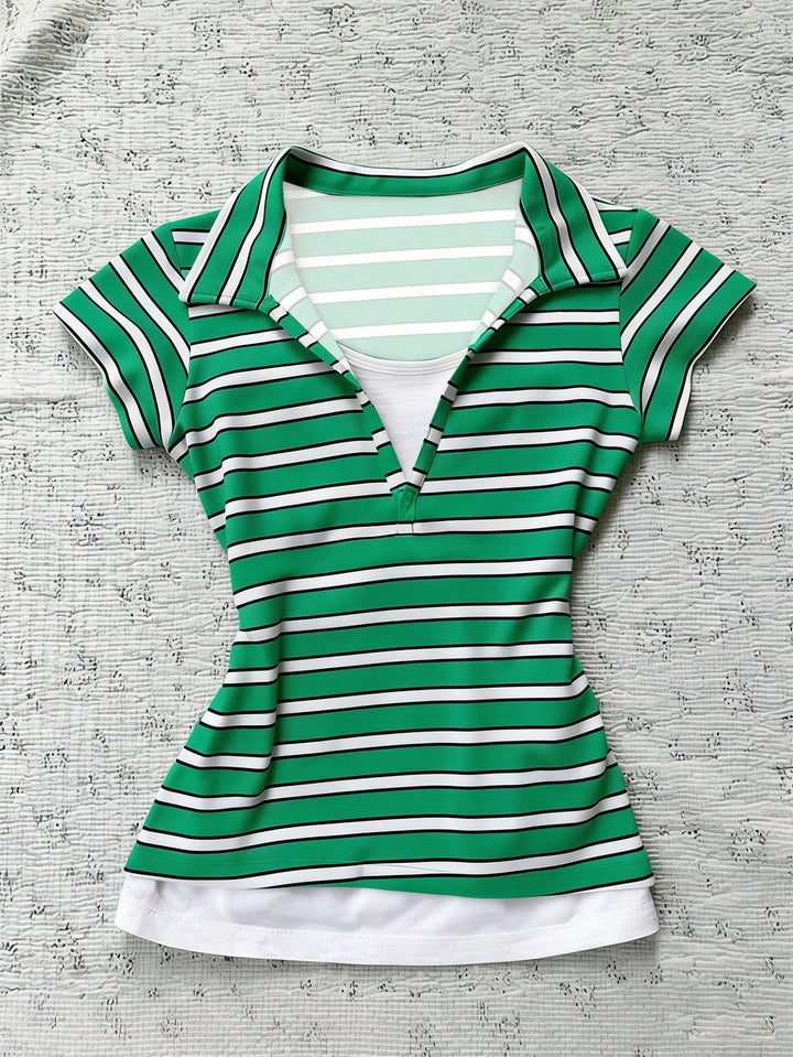 Top SHEIN, verde