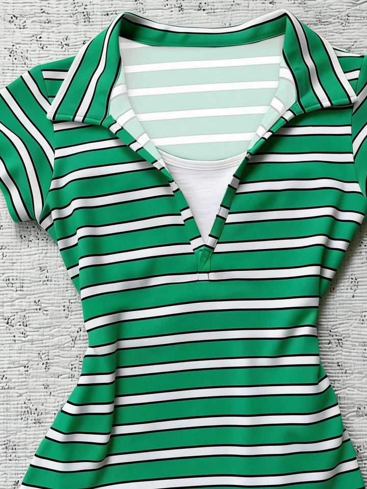 Top SHEIN, verde