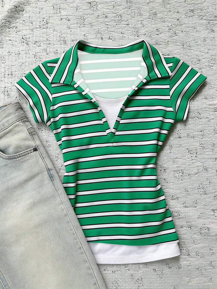 Top SHEIN, verde