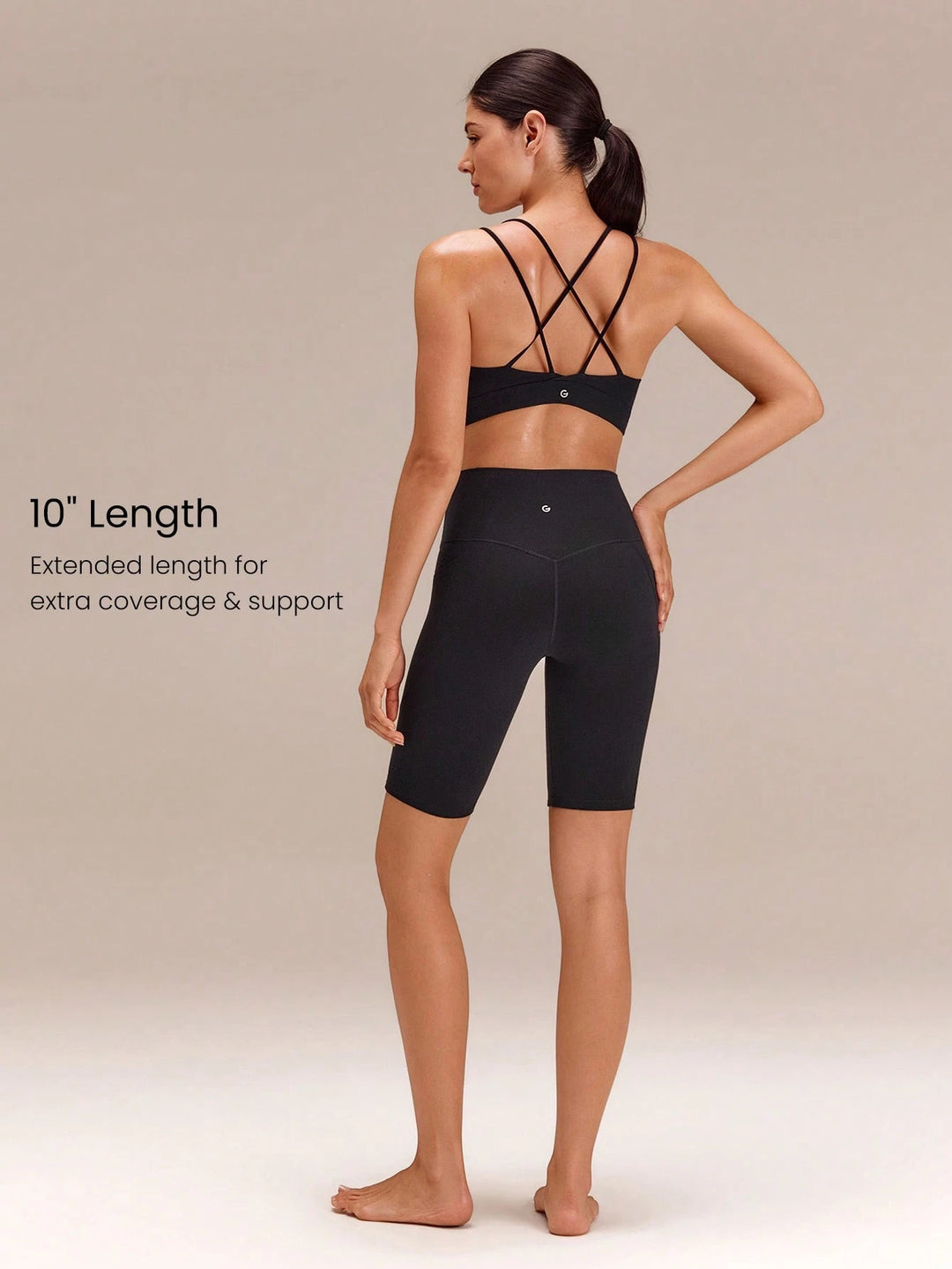 SHEIN rövid, fekete leggings