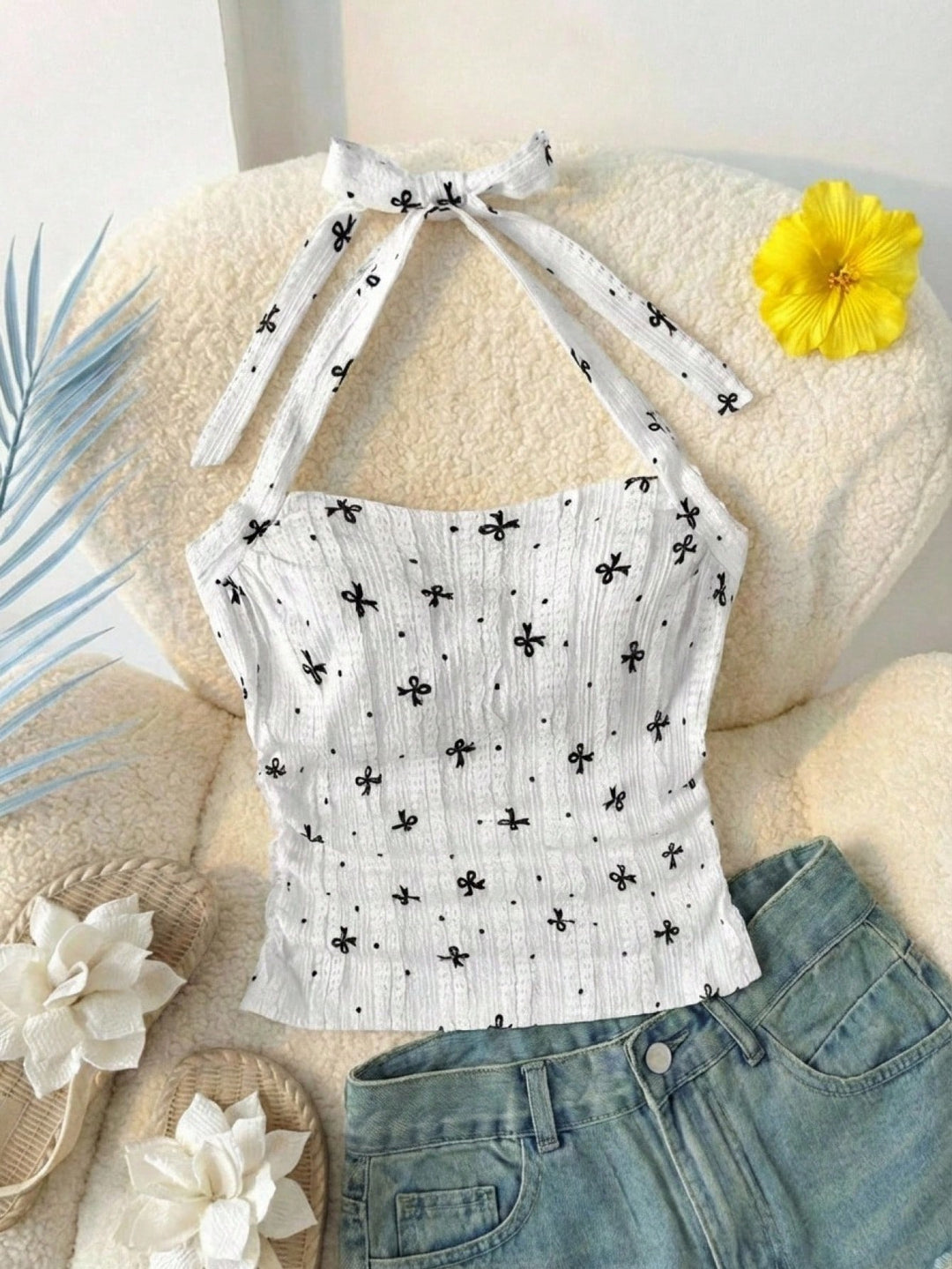Top SHEIN, alb