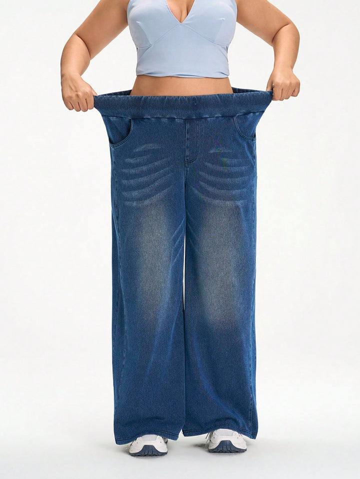 Jeans SHEIN, albastru