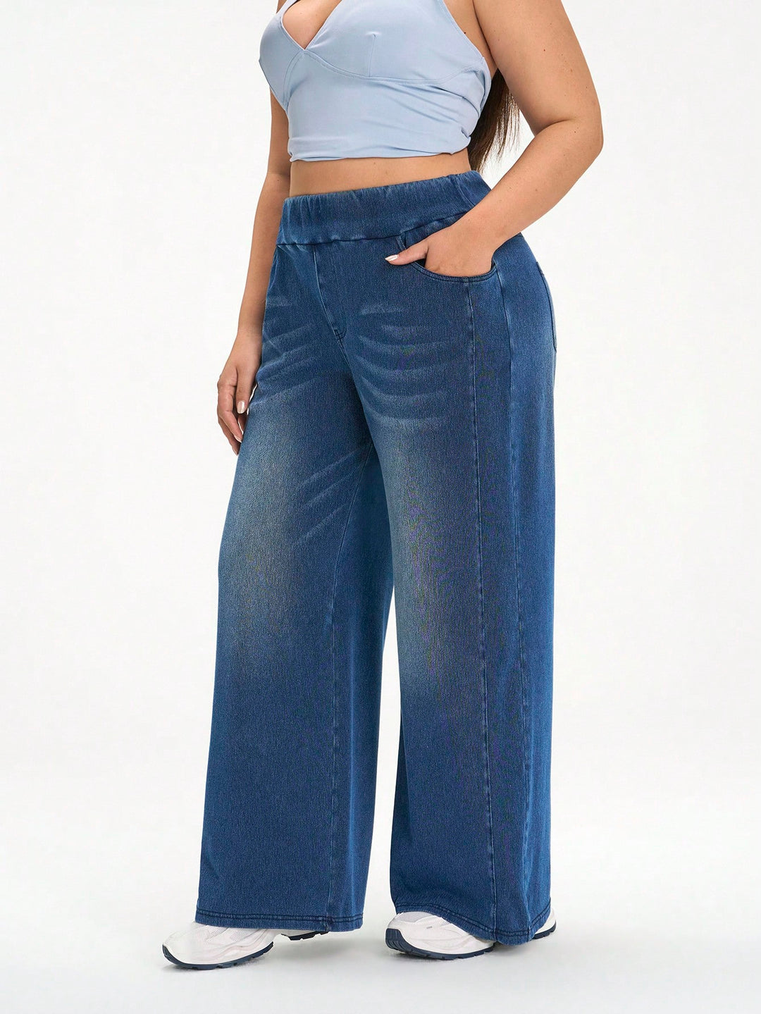 Jeans SHEIN, albastru