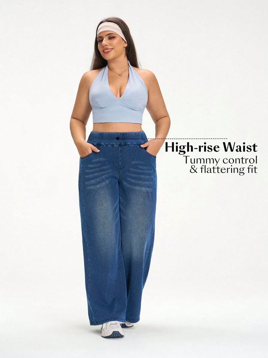 Jeans SHEIN, albastru