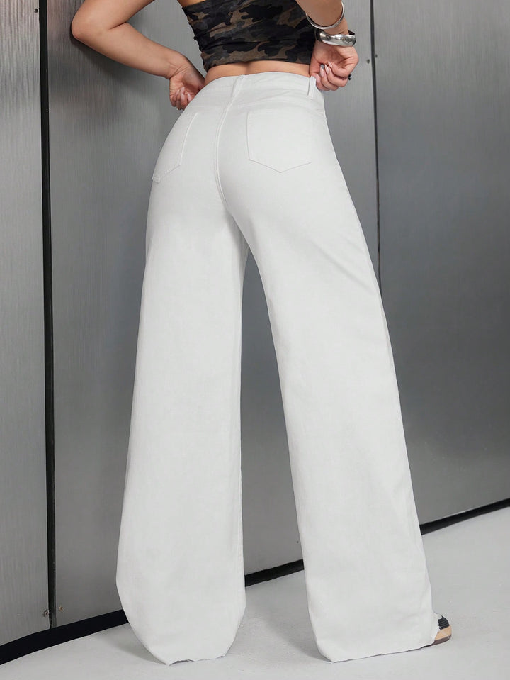 Jeans SHEIN, alb