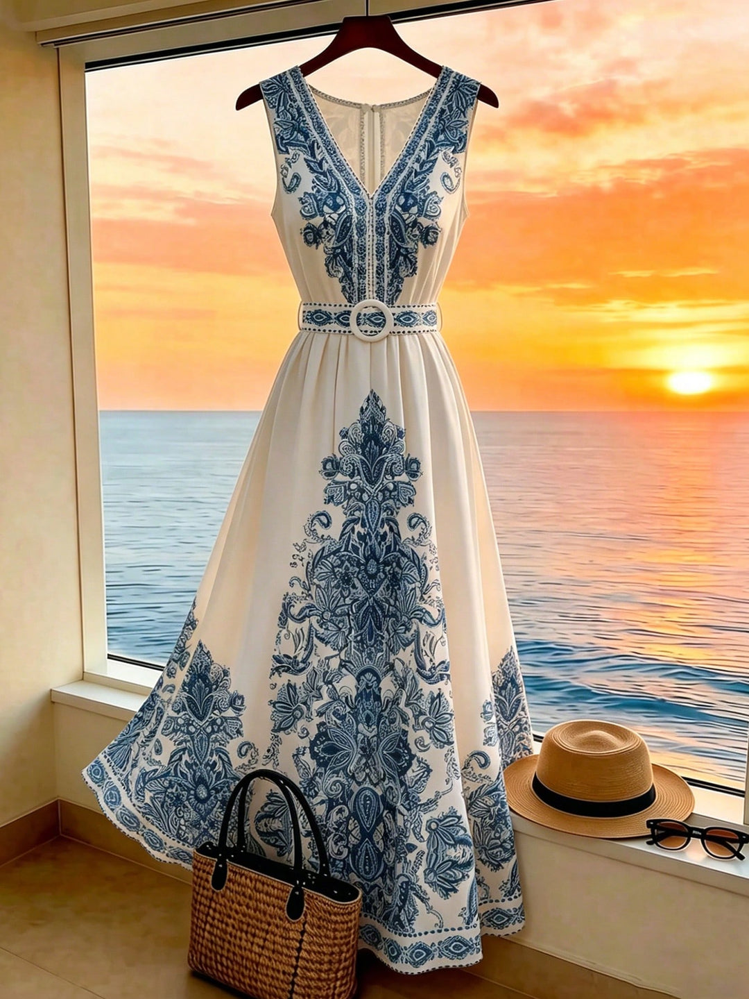 Rochie maxi SHEIN, mix culori