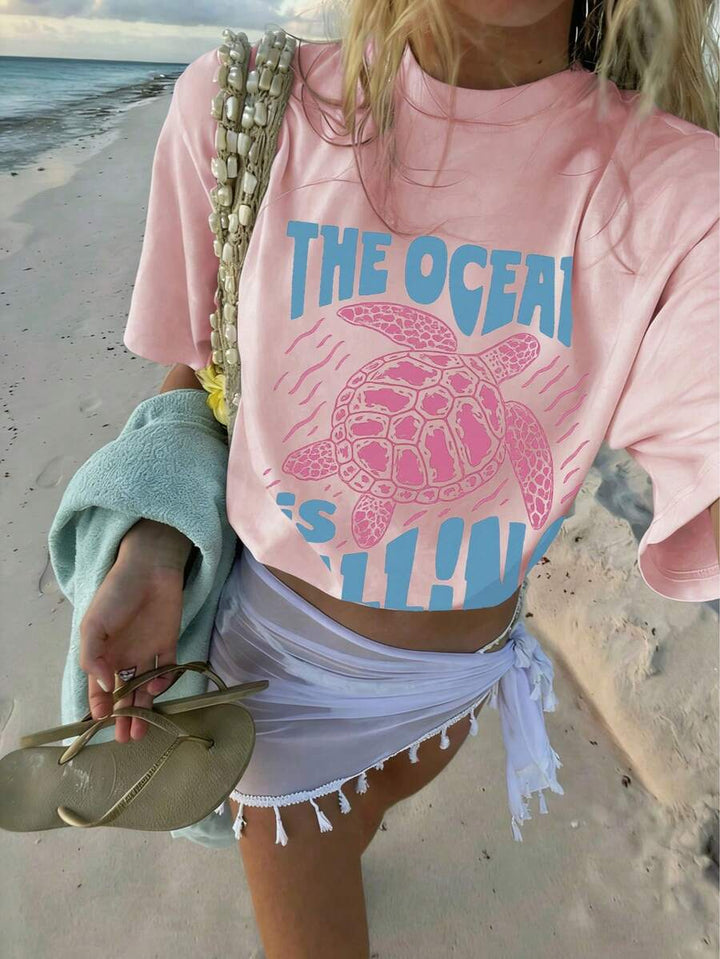 Tricou SHEIN, roz