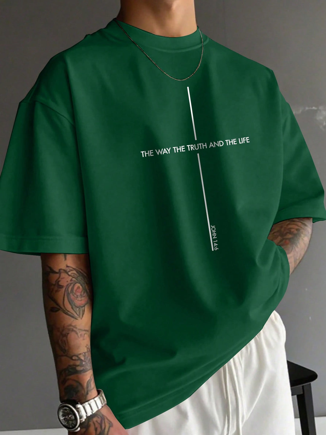Tricou SHEIN, verde