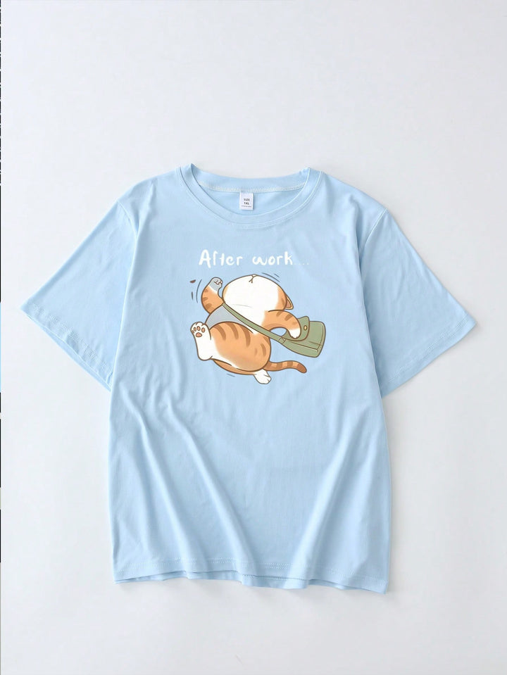 Tricou SHEIN, albastru