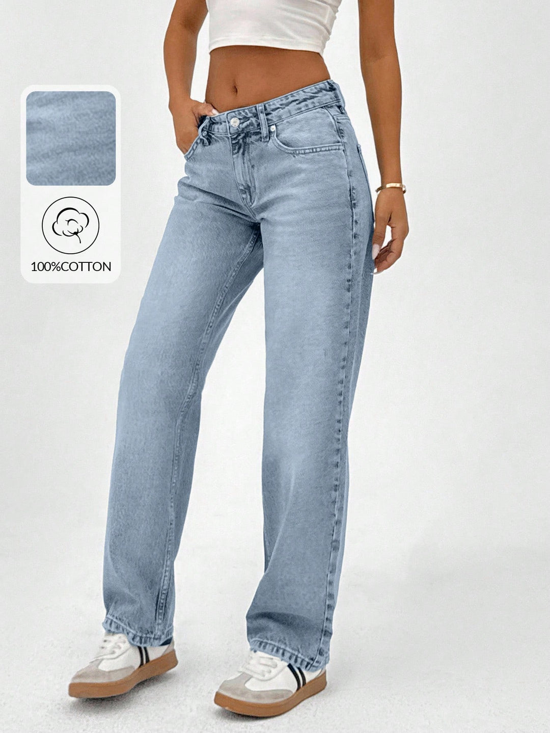 Jeans SHEIN, albastru