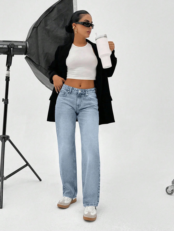 Jeans SHEIN, albastru