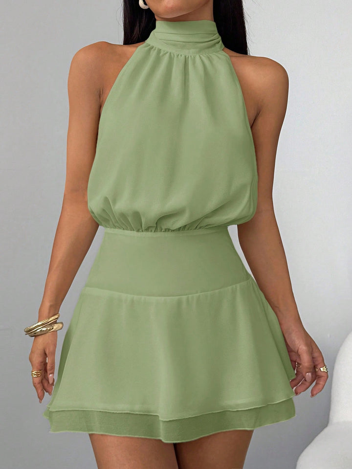 Rochie mini SHEIN, verde