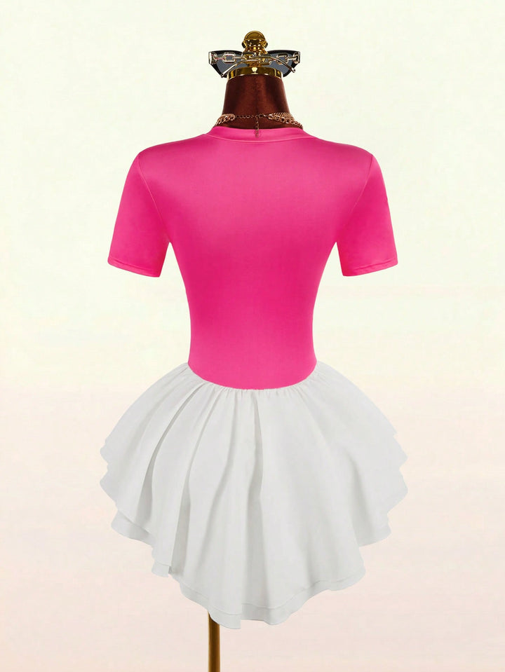 Rochie mini SHEIN, roz