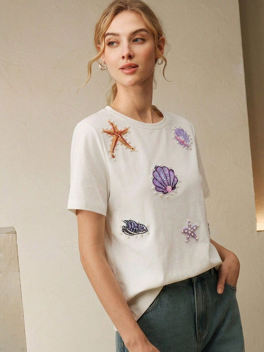 Tricou SHEIN, alb