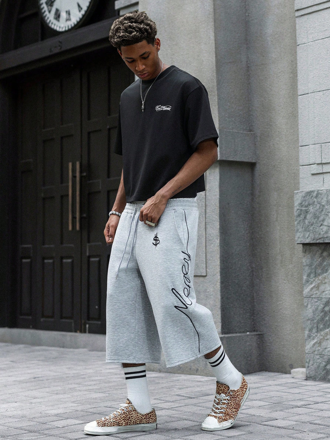 Pantaloni SHEIN, gri