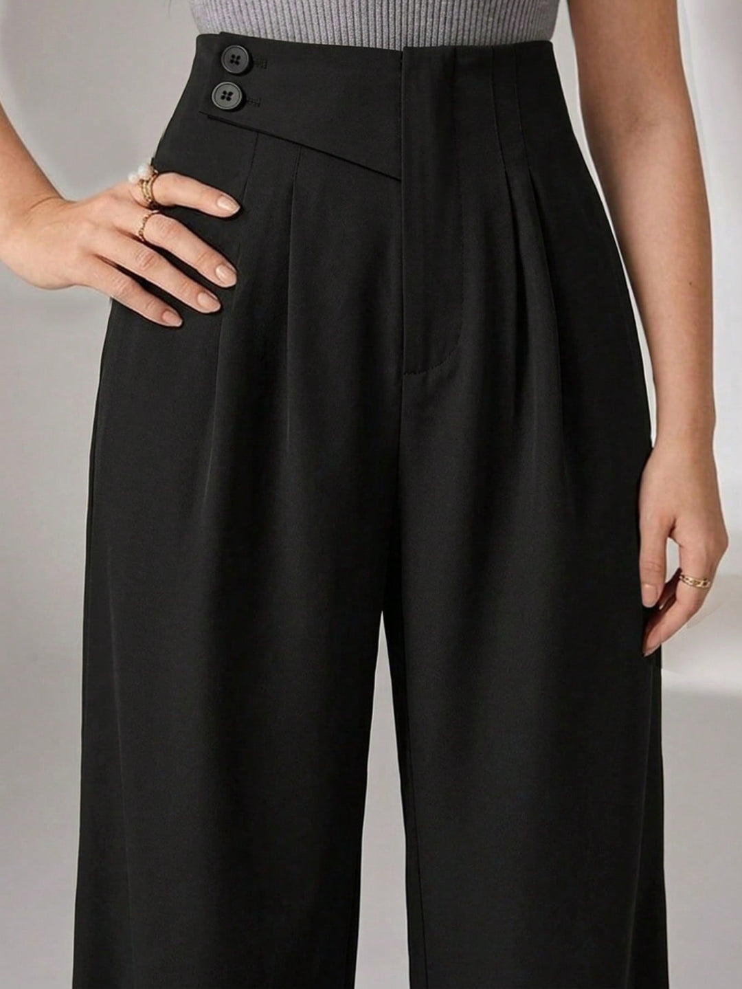 Pantaloni SHEIN, negru