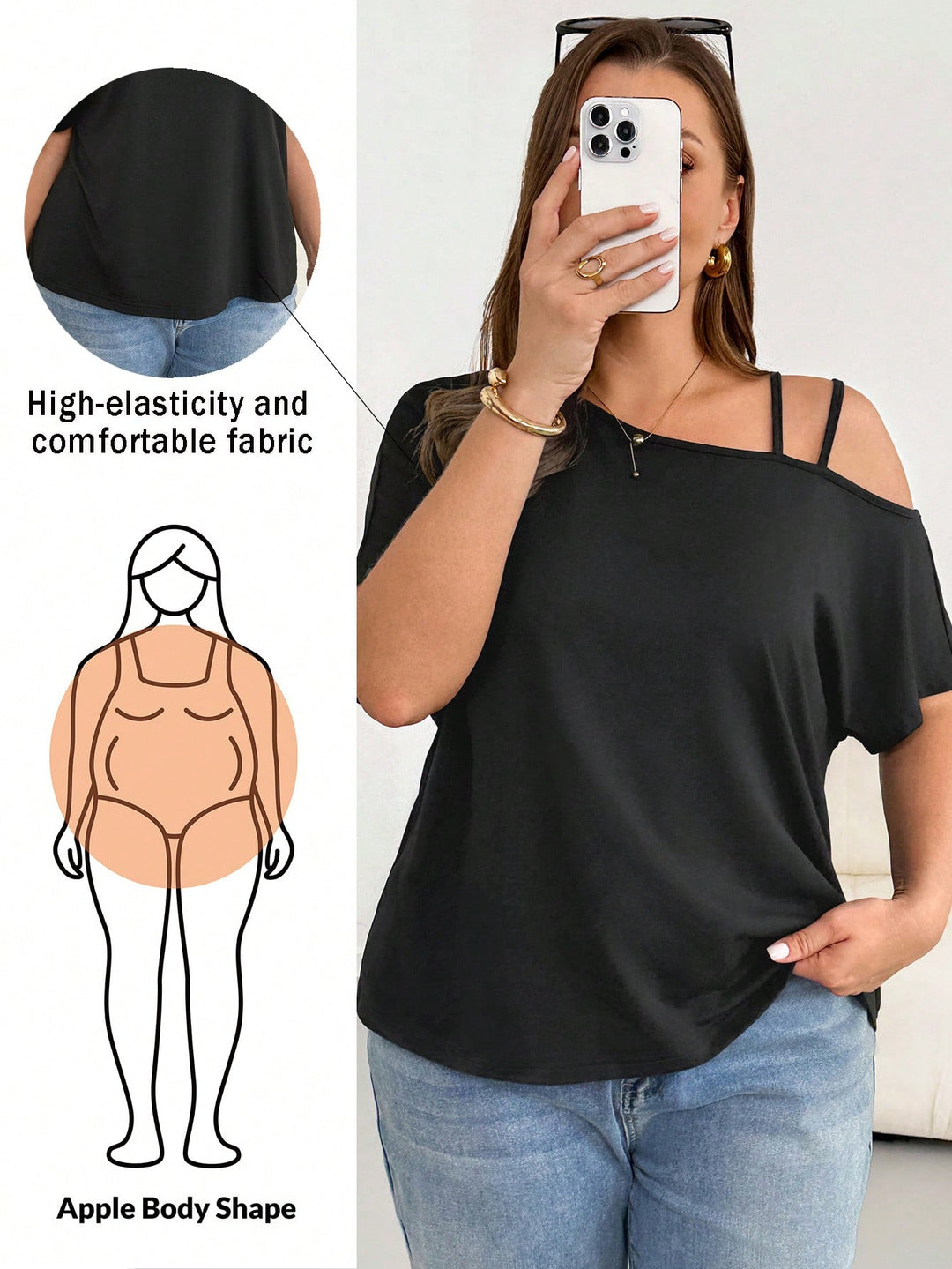 Tricou SHEIN, negru