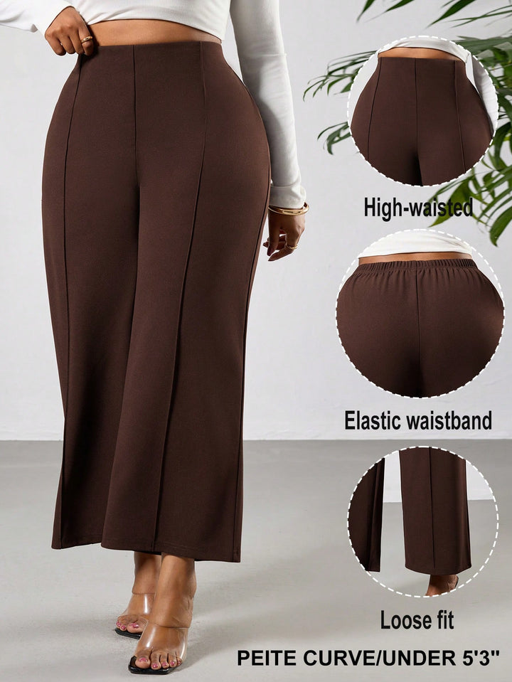 Pantaloni SHEIN, maro