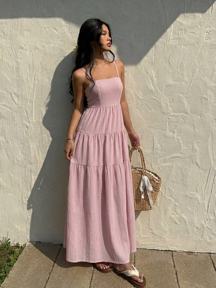 Rochie maxi SHEIN, roz