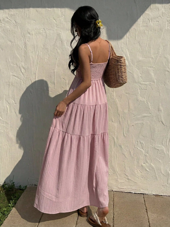 Rochie maxi SHEIN, roz