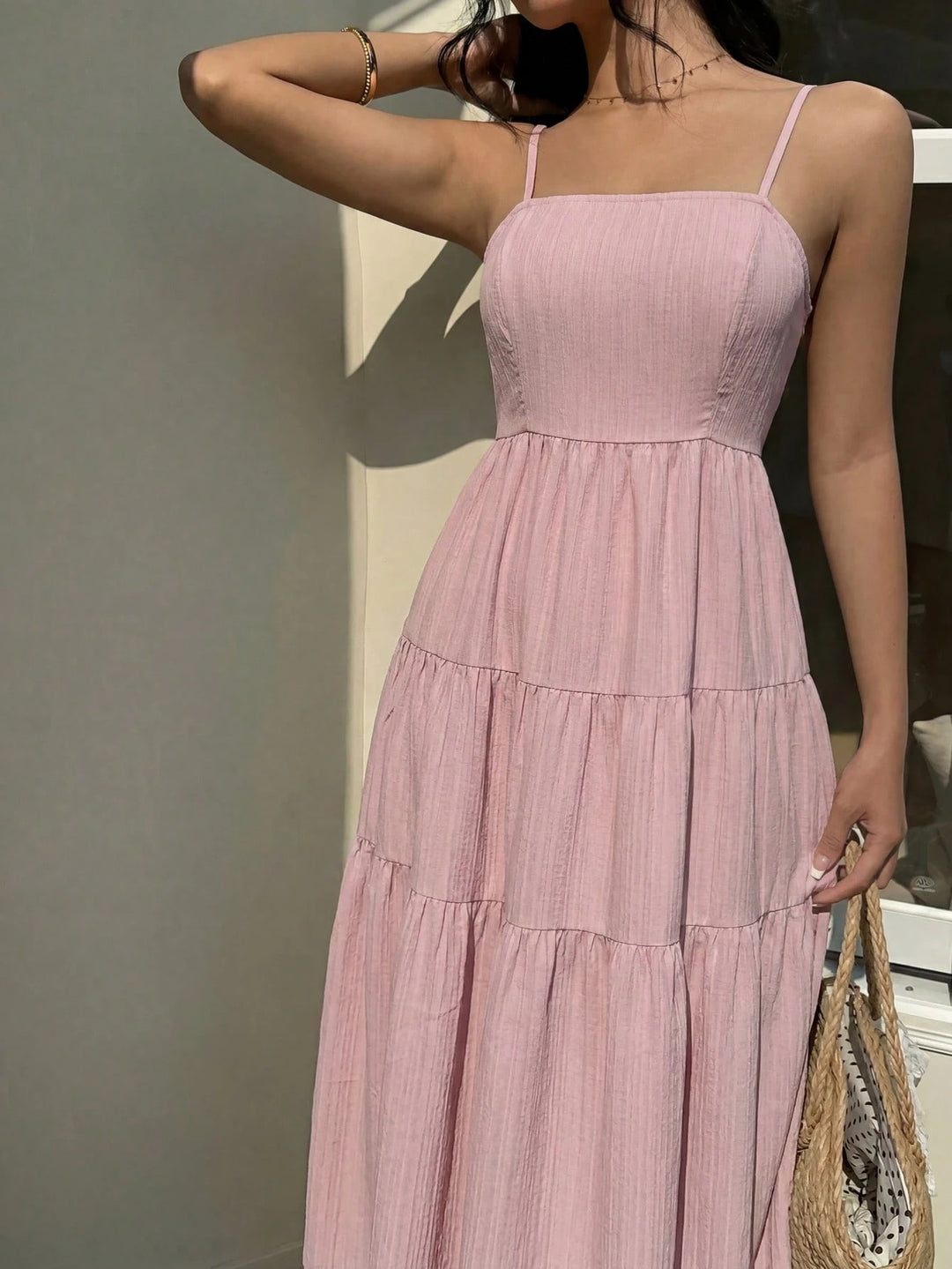 Rochie maxi SHEIN, roz