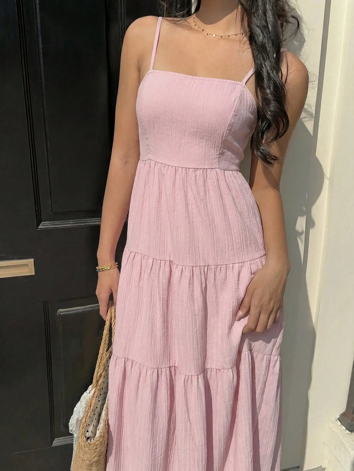 Rochie maxi SHEIN, roz