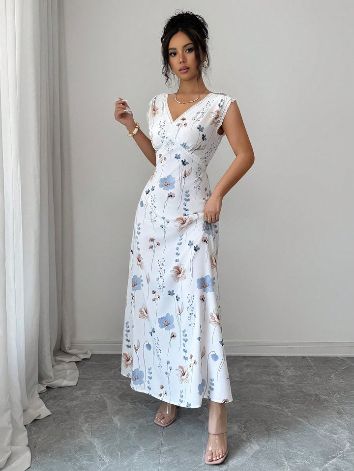 Rochie maxi SHEIN, bej