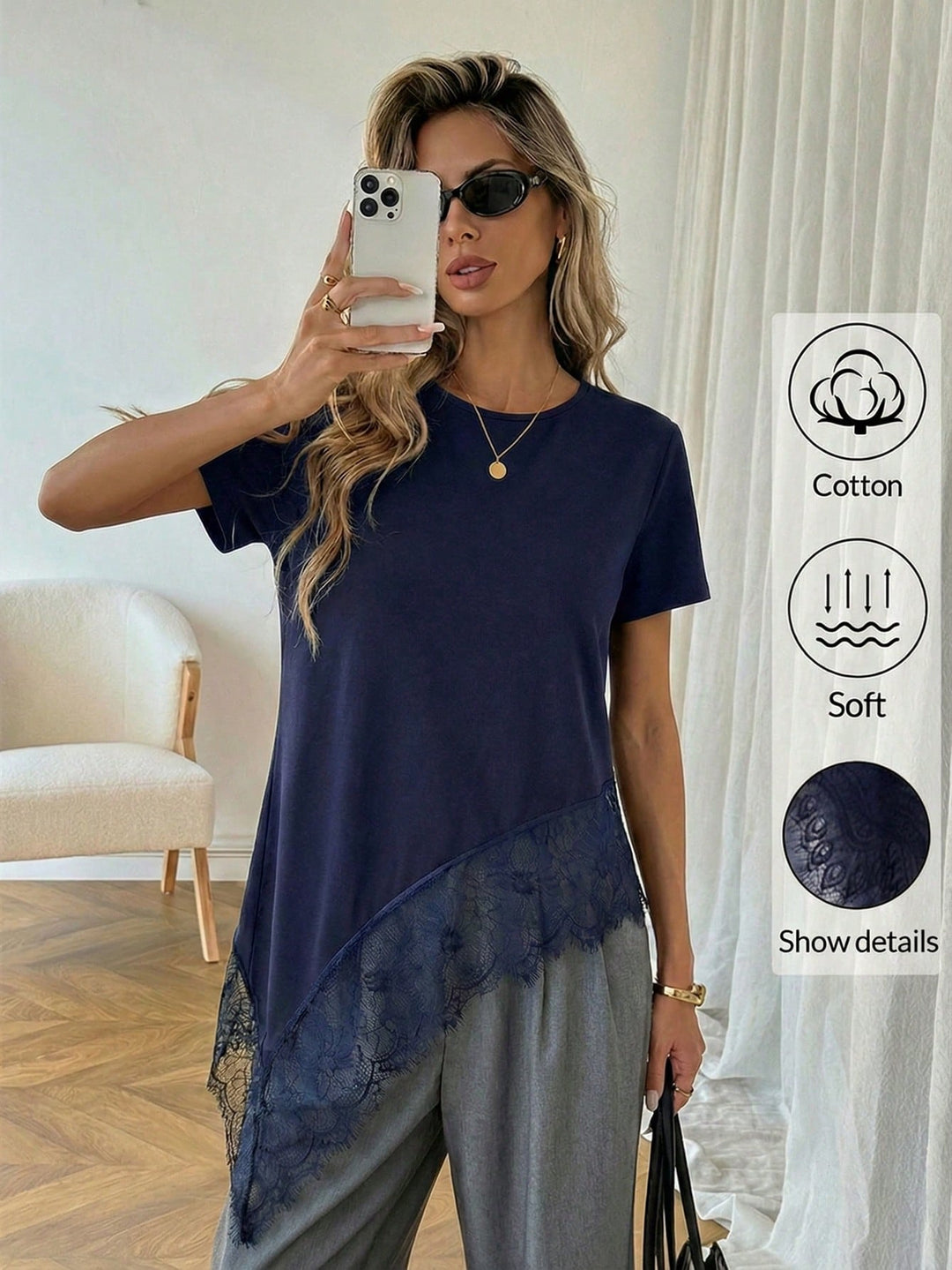 Tricou SHEIN, albastru