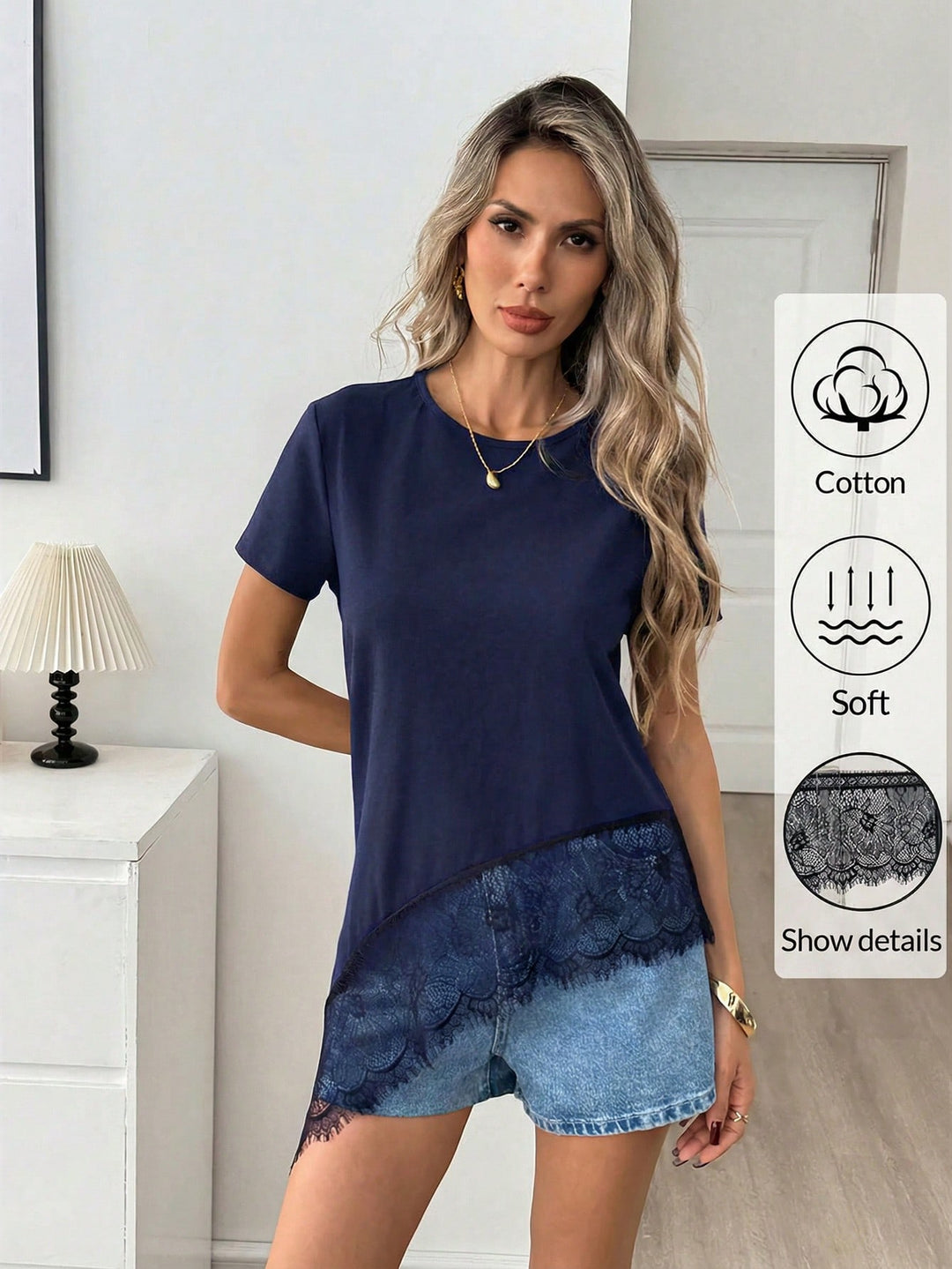Tricou SHEIN, albastru