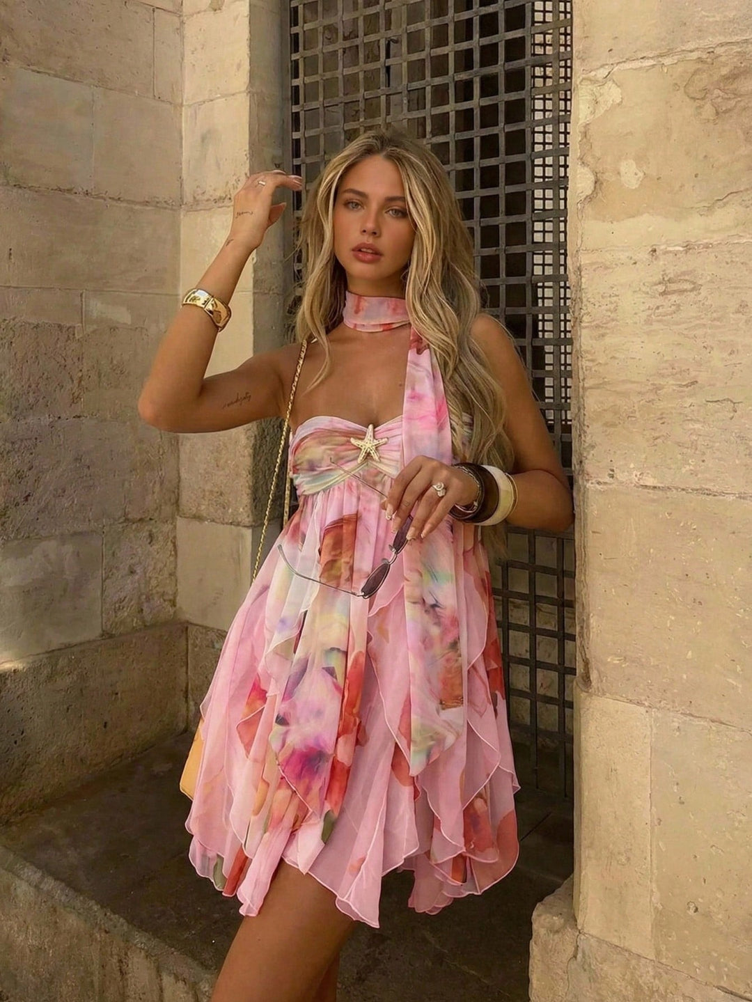 Rochie mini SHEIN, roz