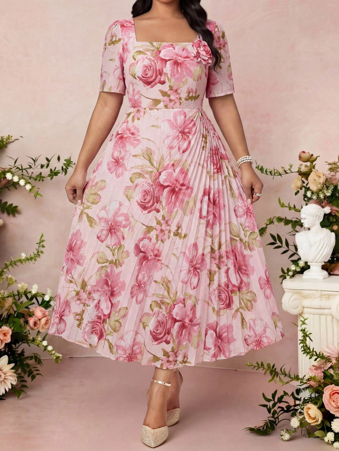 Rochie SHEIN, mix culori
