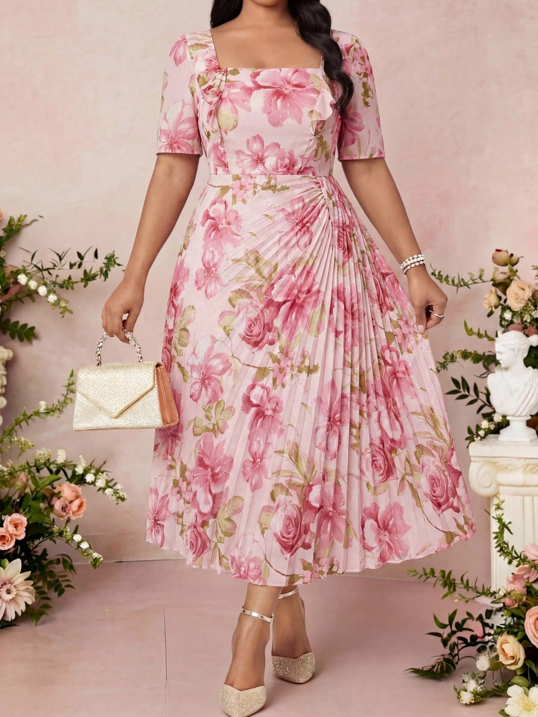 Rochie SHEIN, mix culori
