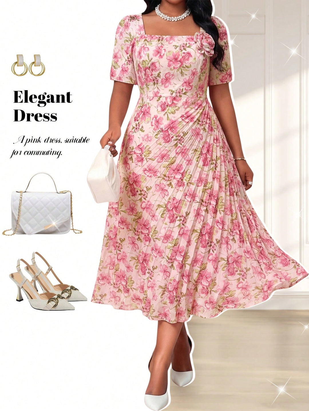 Rochie SHEIN, mix culori