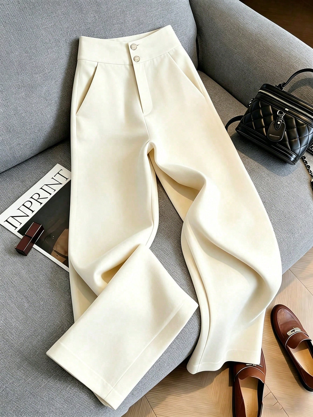 Pantaloni SHEIN, bej