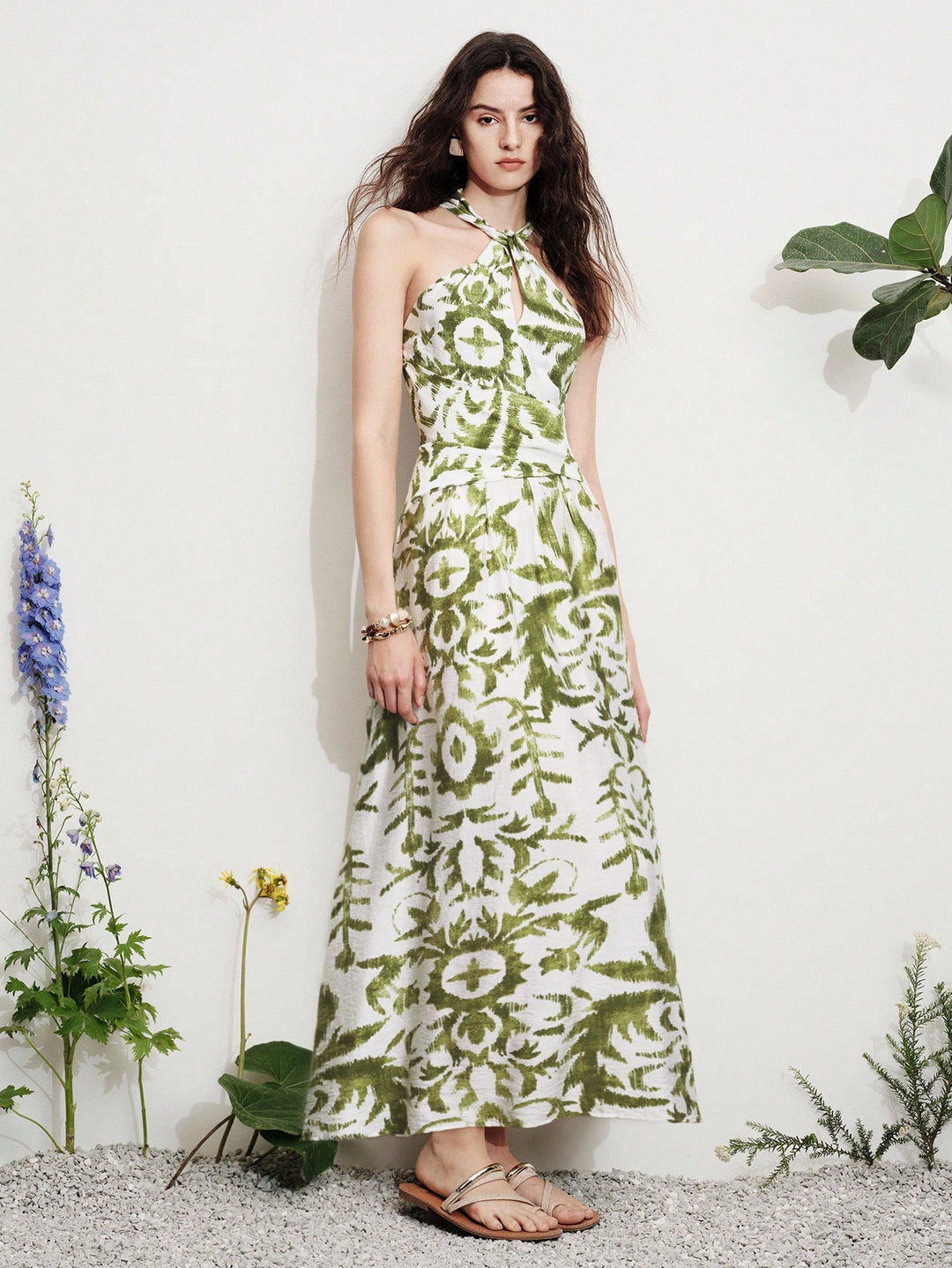 Rochie maxi SHEIN, mix culori