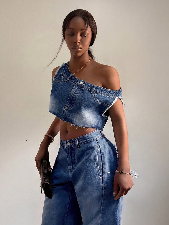 Top SHEIN, albastru