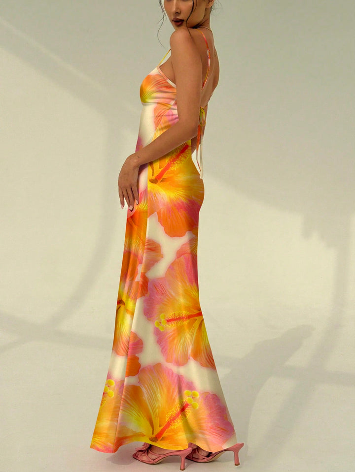 Rochie maxi SHEIN, mix culori