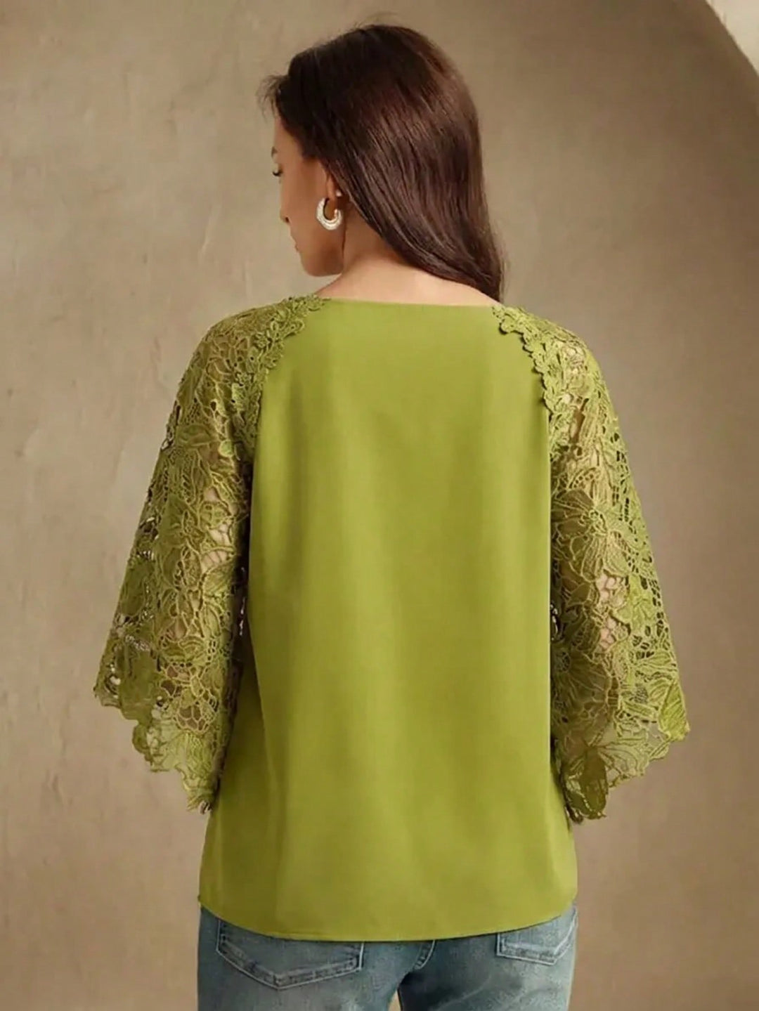 Top SHEIN, verde