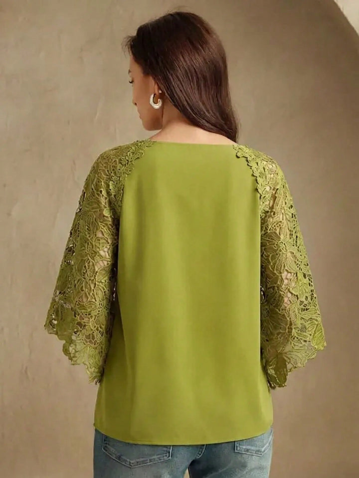 Top SHEIN, verde