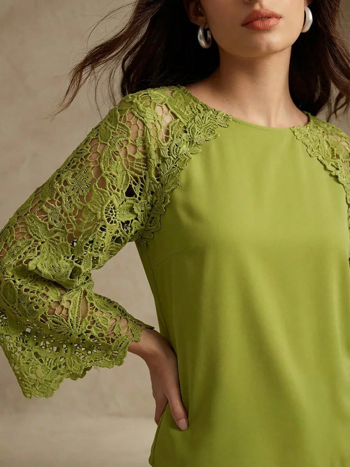 Top SHEIN, verde