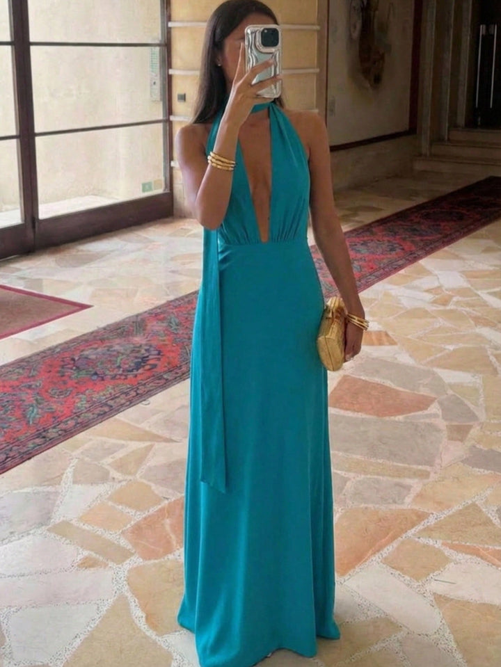 Rochie maxi SHEIN, verde