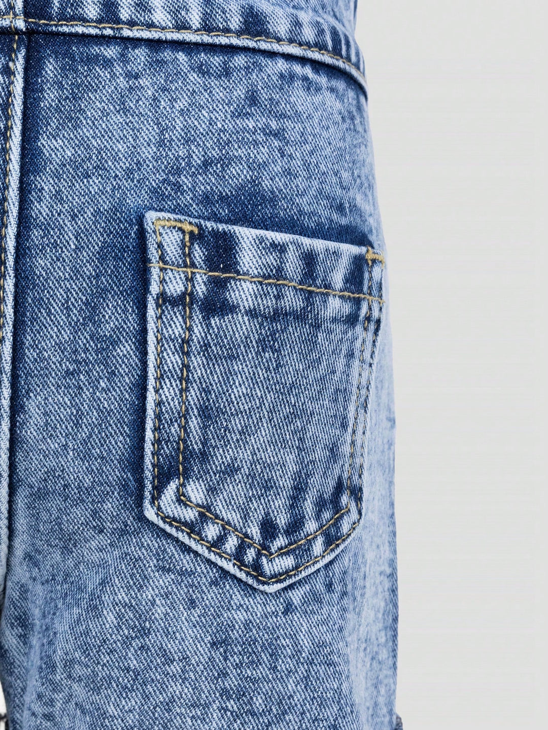Salopetă denim SHEIN, albastru