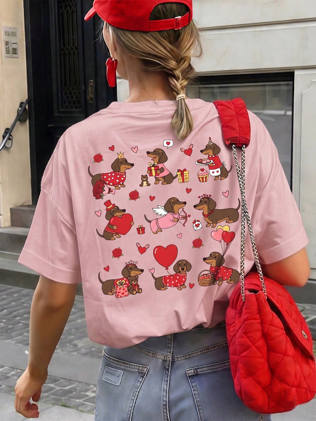 Tricou SHEIN, roz