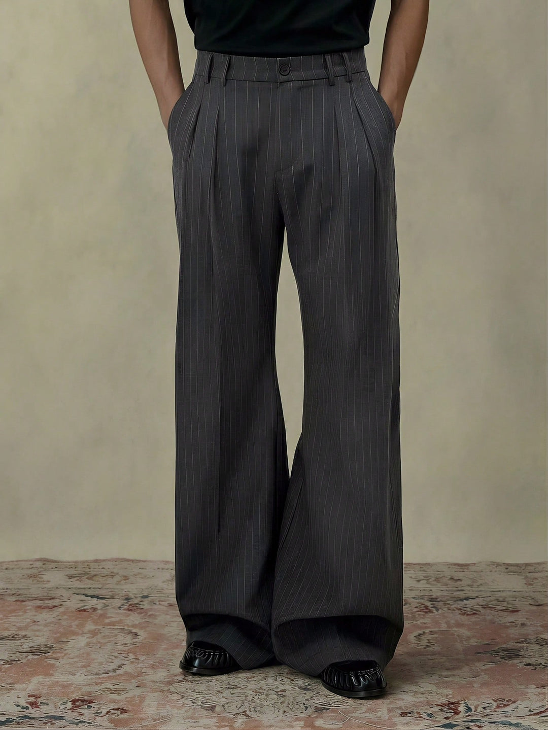 Pantalon SHEIN, negru