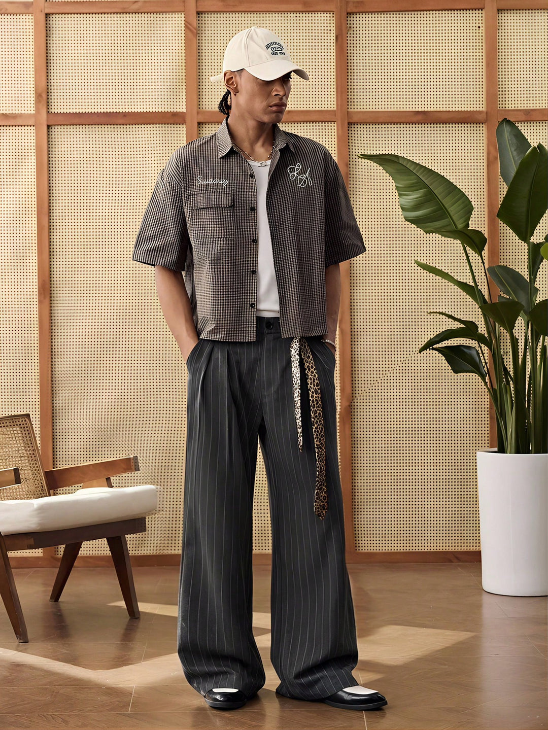 Pantalon SHEIN, negru
